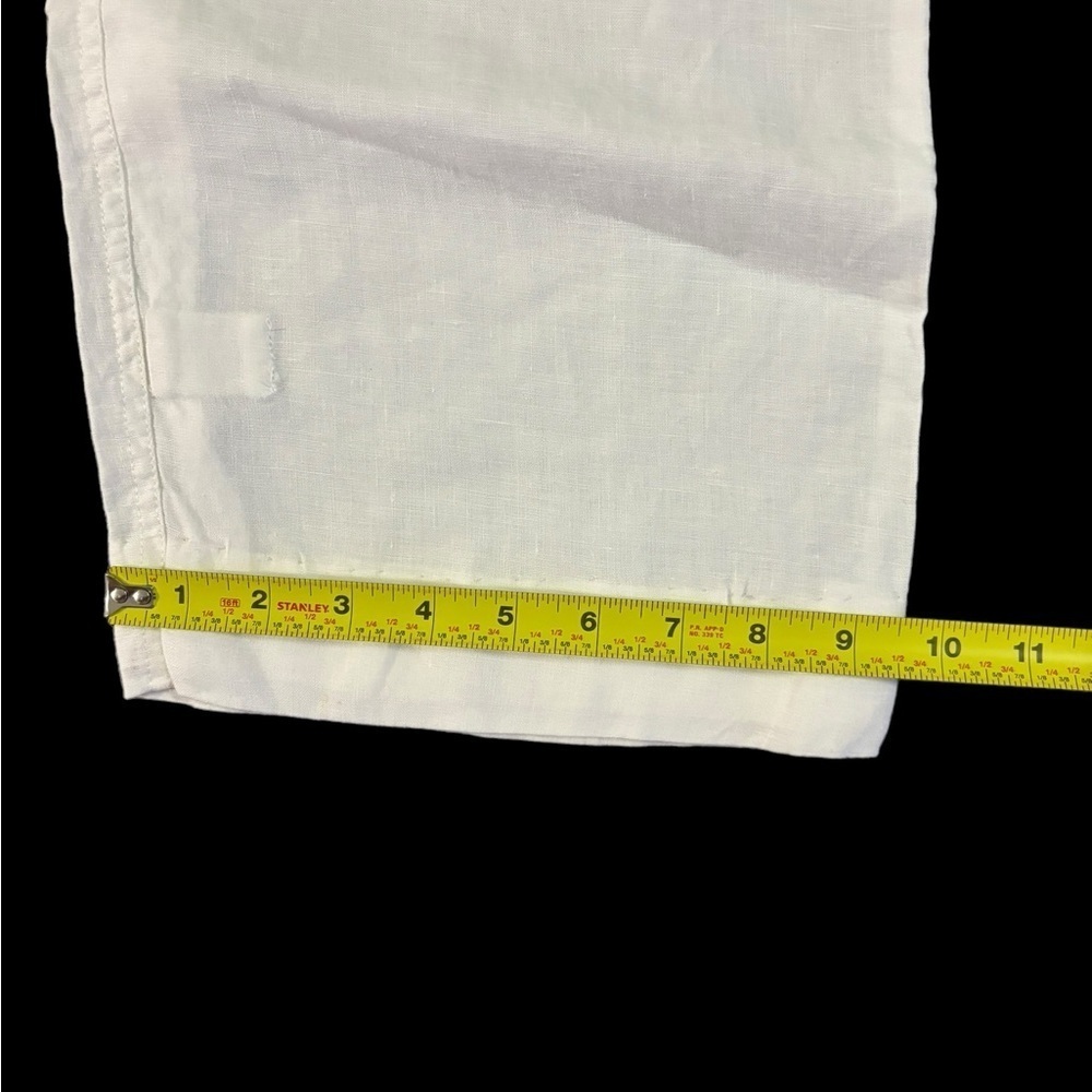 LOFT 100% linen Louage pants size 4 - Picture 10 of 13